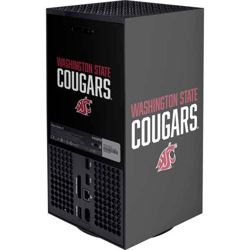 Washington State University Cougars XBox Series X Digital Edition Console Skin